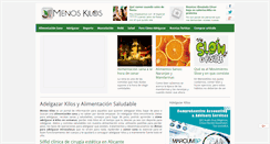 Desktop Screenshot of menoskilos.com